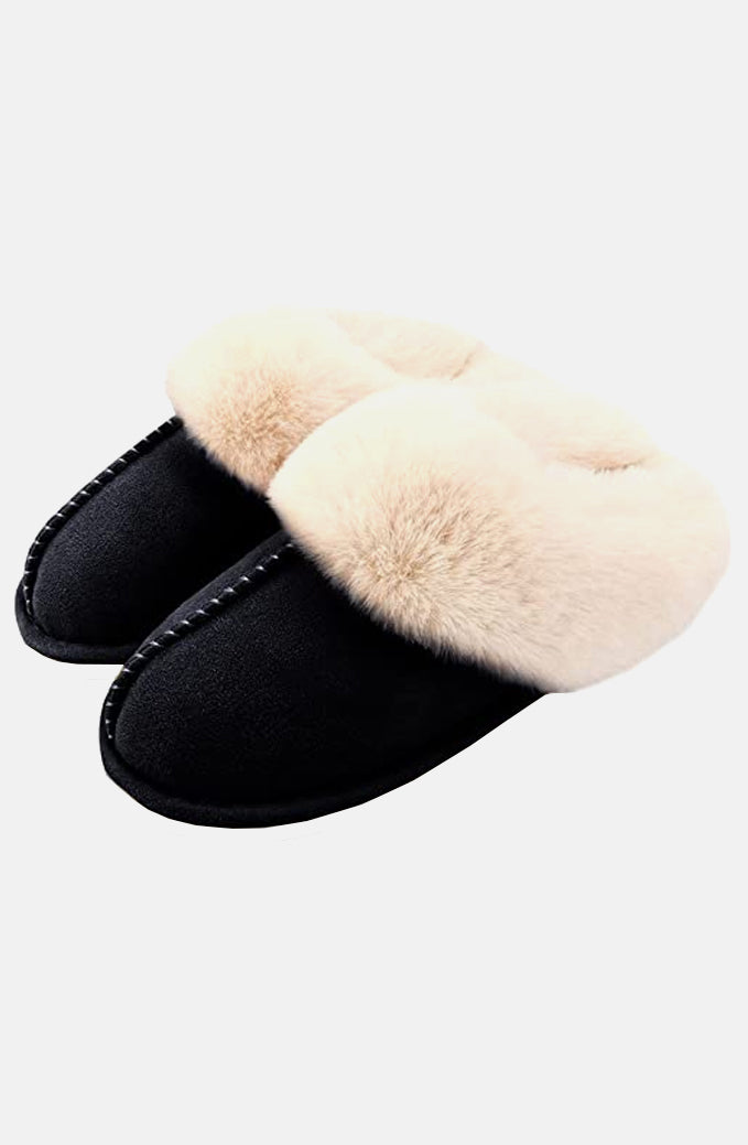 Women Memory Foam Fluffy Fur Slipper WHOLESALESINN.COM